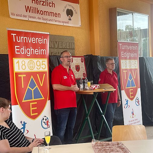 Rede unserer Vorstände auf der 130 Jahre feier