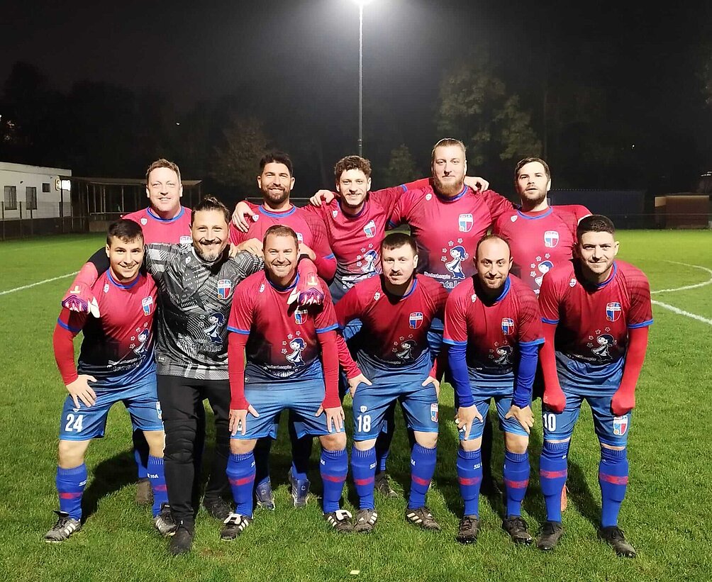 Die AH-Mannschaft als Team-Foto