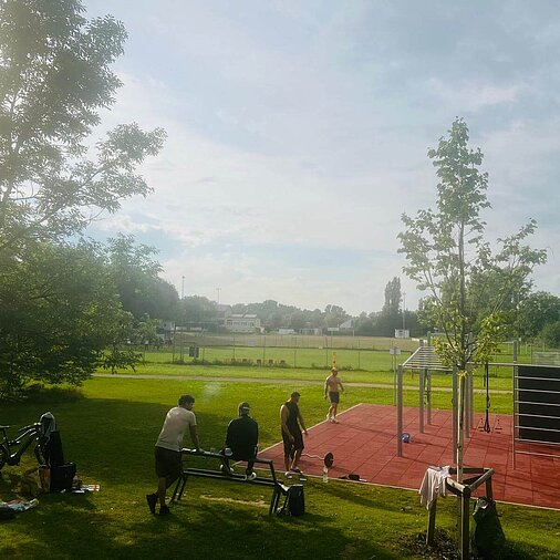 Vorbereitung auf dem Calisthenics